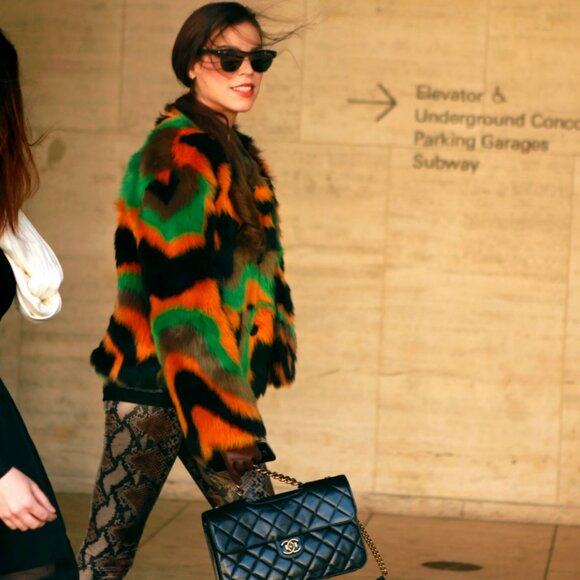 Custo Barcelona Multicolor Faux Fur Jacket - Picture 5 of 7